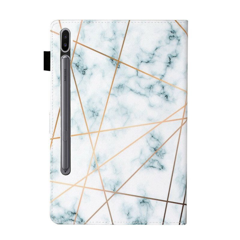 Folio-hoesje voor Samsung Galaxy Tab S8 / Tab S7 Marmer