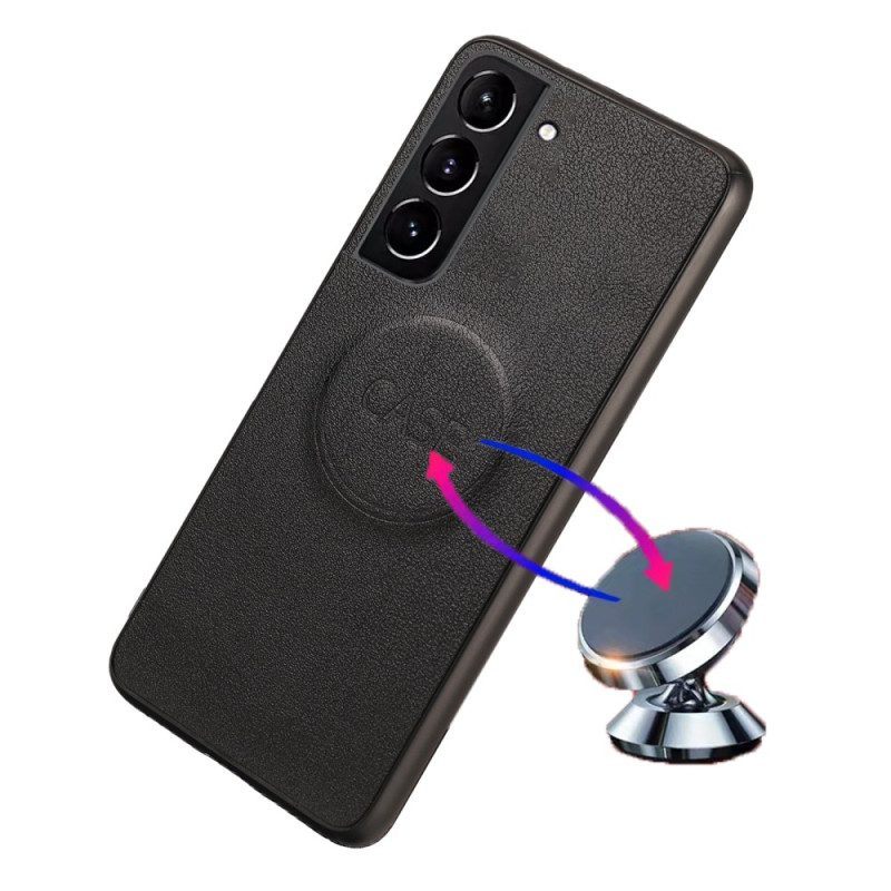 Hoesje Flip Case voor Samsung Galaxy S23 Plus 5G Afneembare Zilveren Sluiting