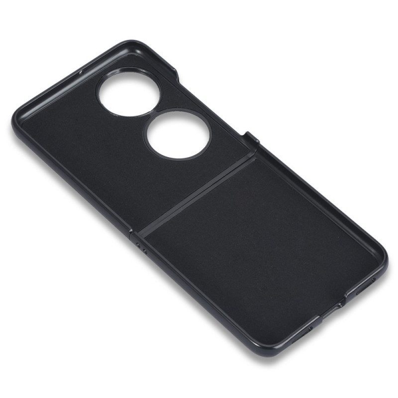 Hoesje voor Huawei P50 Pocket Lychee Kunstleer