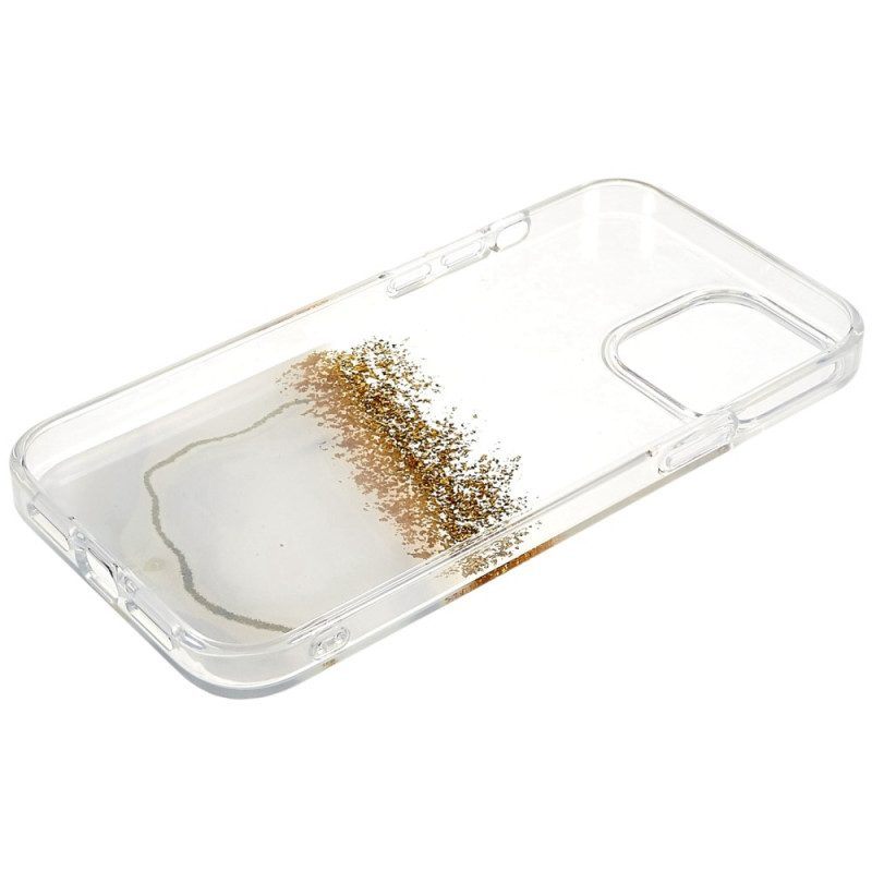 Hoesje voor iPhone 14 Pro Glitter Kunst