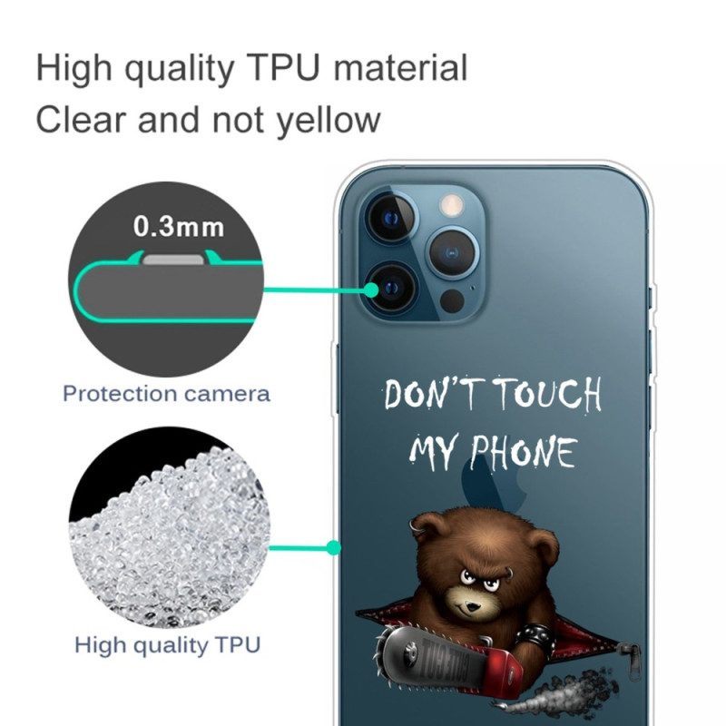 Hoesje voor iPhone 14 Pro Max Mars Gevaarlijke Beer