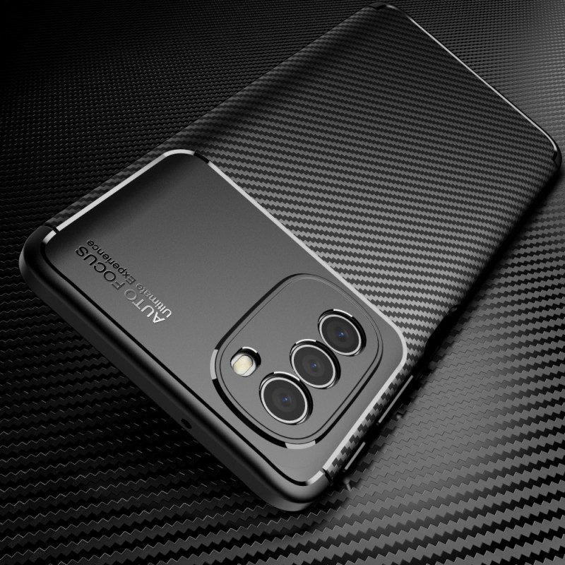 Hoesje voor Moto G51 5G Slang Van Koolstofvezel