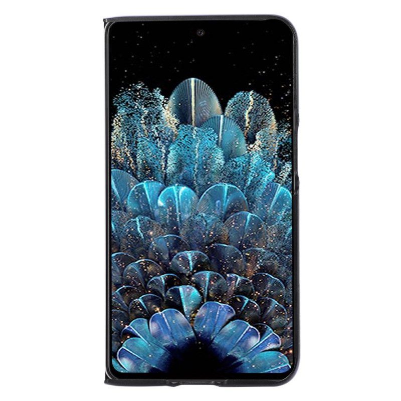 Hoesje voor Oppo Find N Getextureerd Lederen Ontwerp