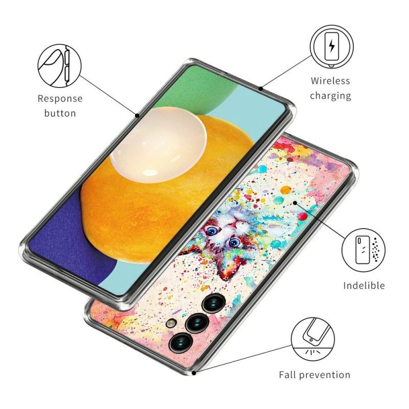Hoesje voor Samsung Galaxy A14 / A14 5G Schuine Riemsluiting