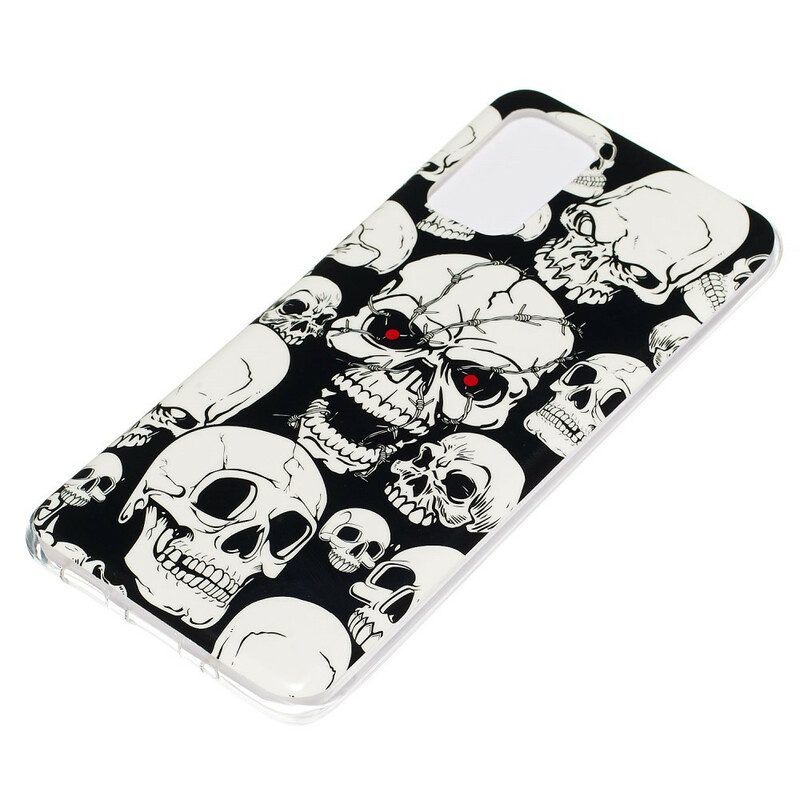 Hoesje voor Samsung Galaxy S20 Plus / S20 Plus 5G Fluorescerende Schedels