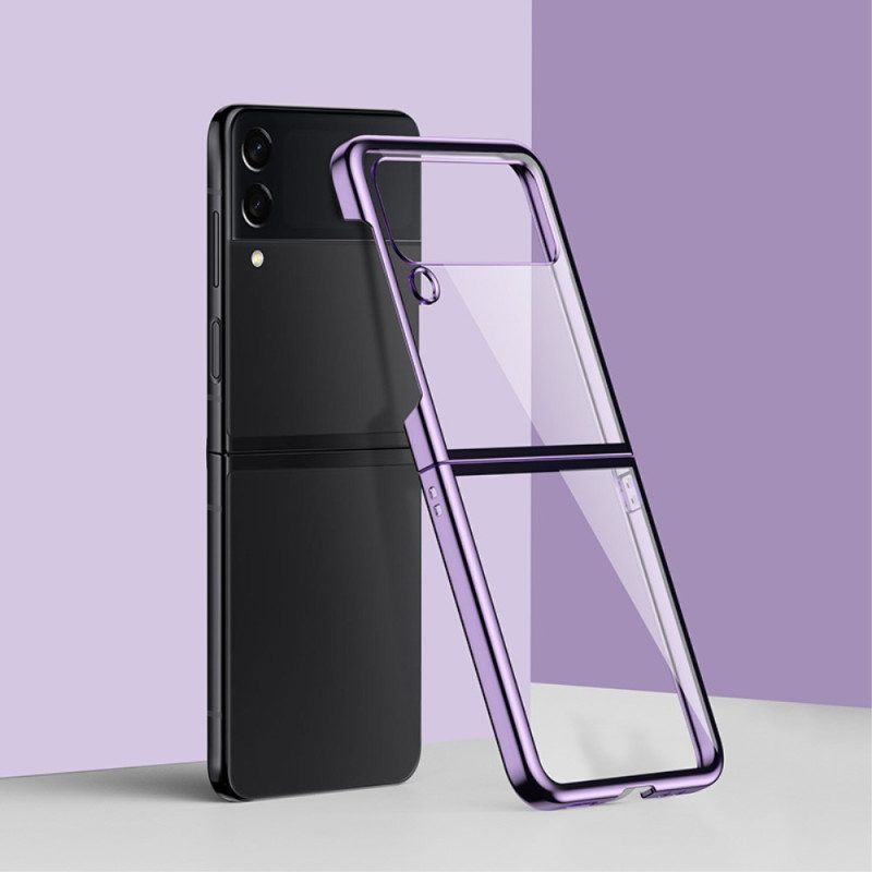 Hoesje voor Samsung Galaxy Z Flip 4 Folio-hoesje Naadloze Gekleurde Contouren