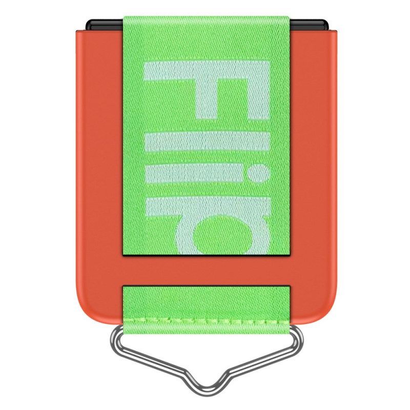 Hoesje voor Samsung Galaxy Z Flip 4 Folio-hoesje Ring- En Riembrieven