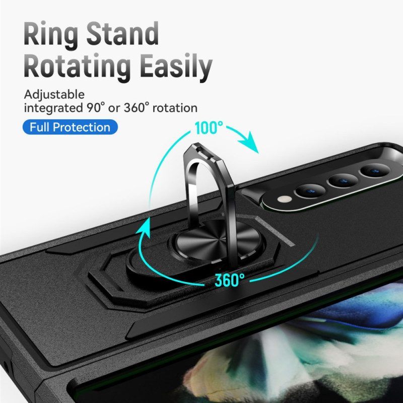 Hoesje voor Samsung Galaxy Z Fold 4 Verdediger Ring