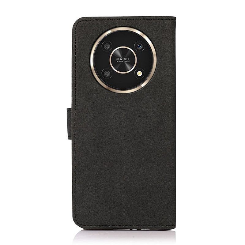 Leren Hoesje voor Honor Magic 4 Lite 5G Khazneh Modieus Leereffect