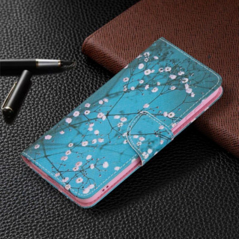 Leren Hoesje voor Huawei P50 Bloeiende Boom