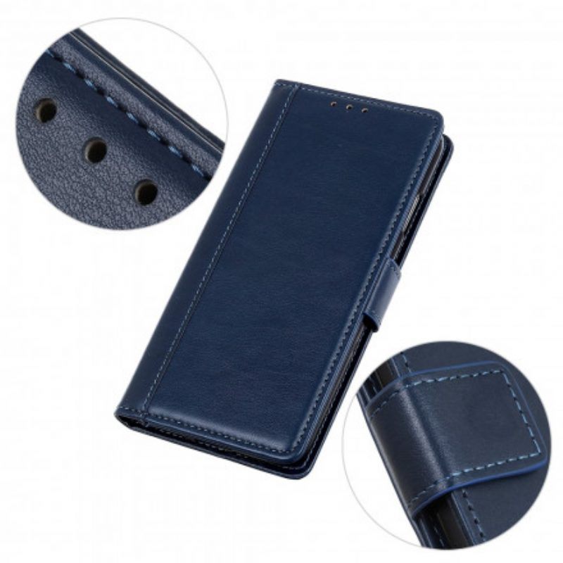 Leren Hoesje voor Moto G50 Stijl Leer