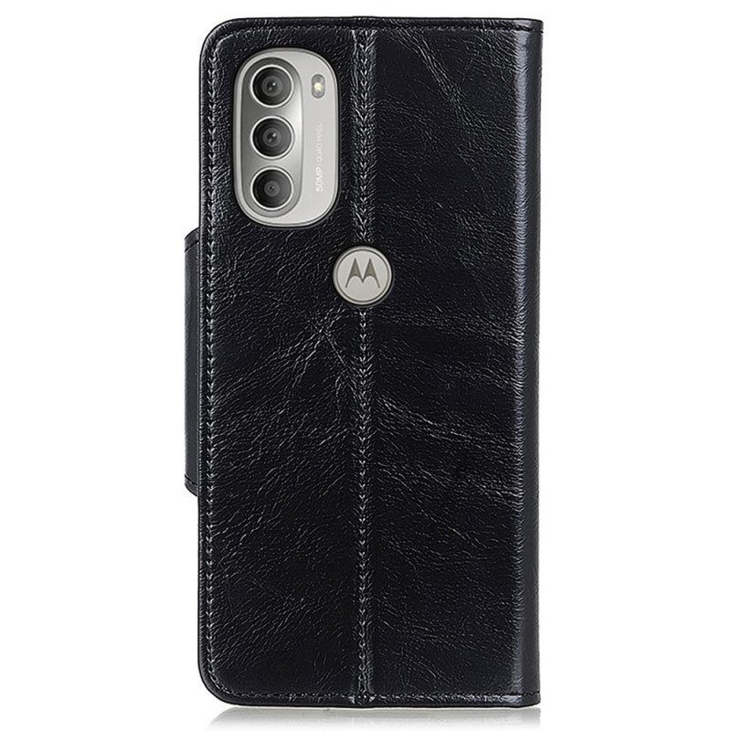 Leren Hoesje voor Moto G51 5G Khazneh
