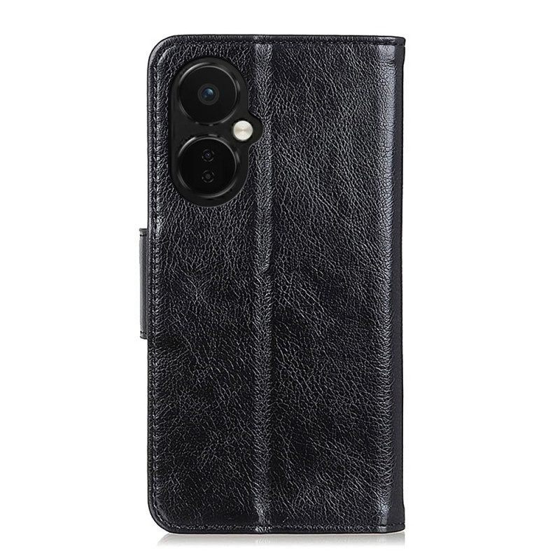 Leren Hoesje voor OnePlus Nord CE 3 Lite 5G Nappa Splitleer