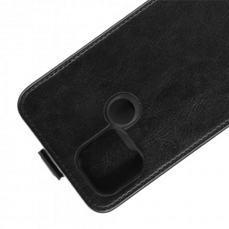 Leren Hoesje voor Oppo A15 Folio-hoesje Opvouwbaar