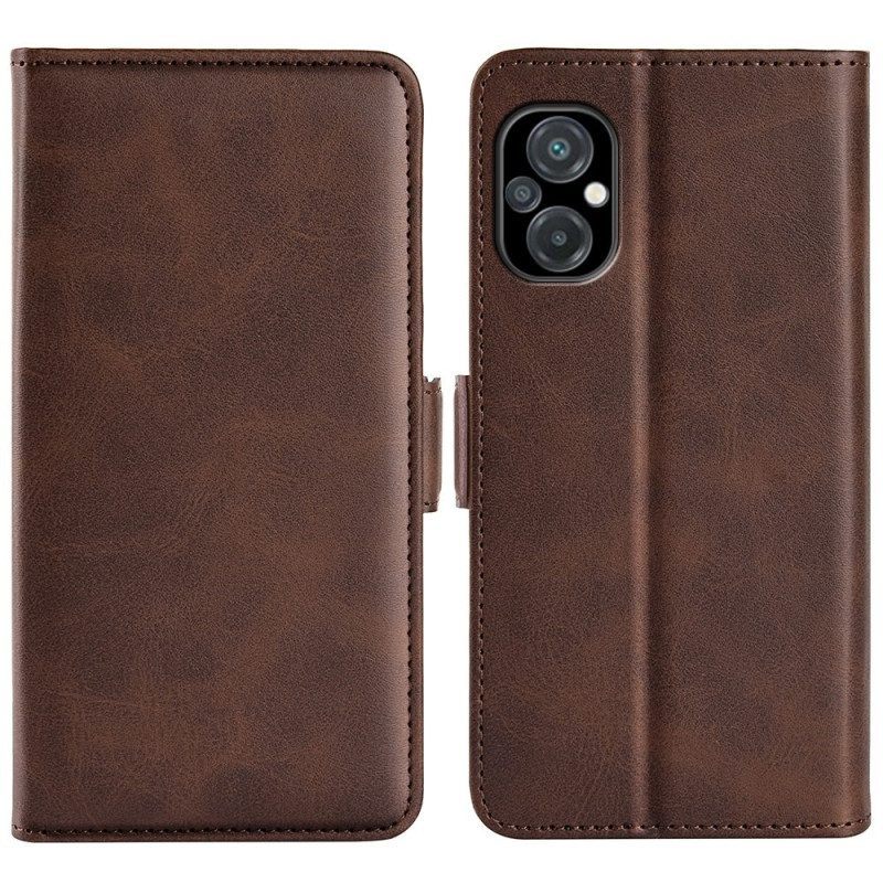 Leren Hoesje voor Poco M5 Dubbele Sluiting