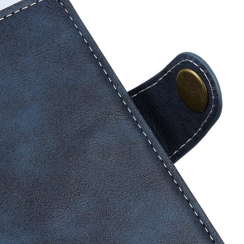 Leren Hoesje voor Samsung Galaxy A52 4G / A52 5G / A52s 5G Artistieke Knoop En Naden