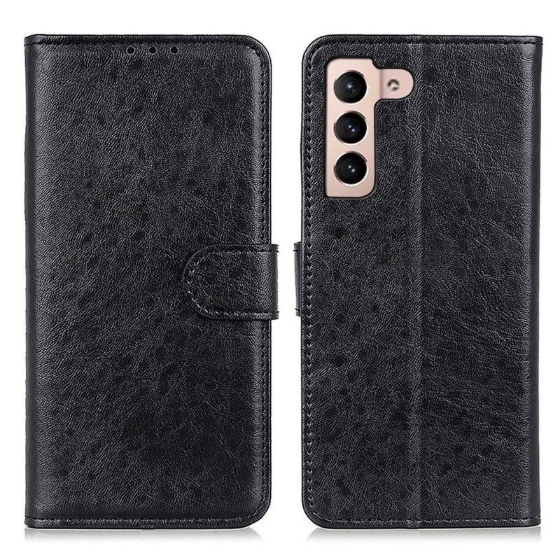 Leren Hoesje voor Samsung Galaxy S23 5G Getextureerd Kunstleer