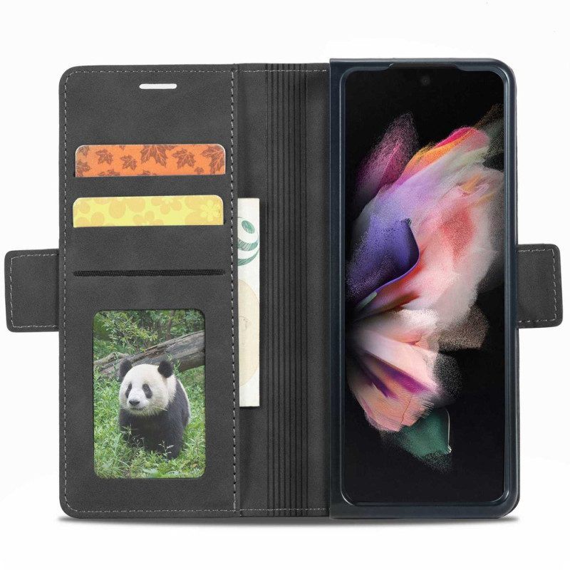 Leren Hoesje voor Samsung Galaxy Z Fold 4 Forwenw F3-serie