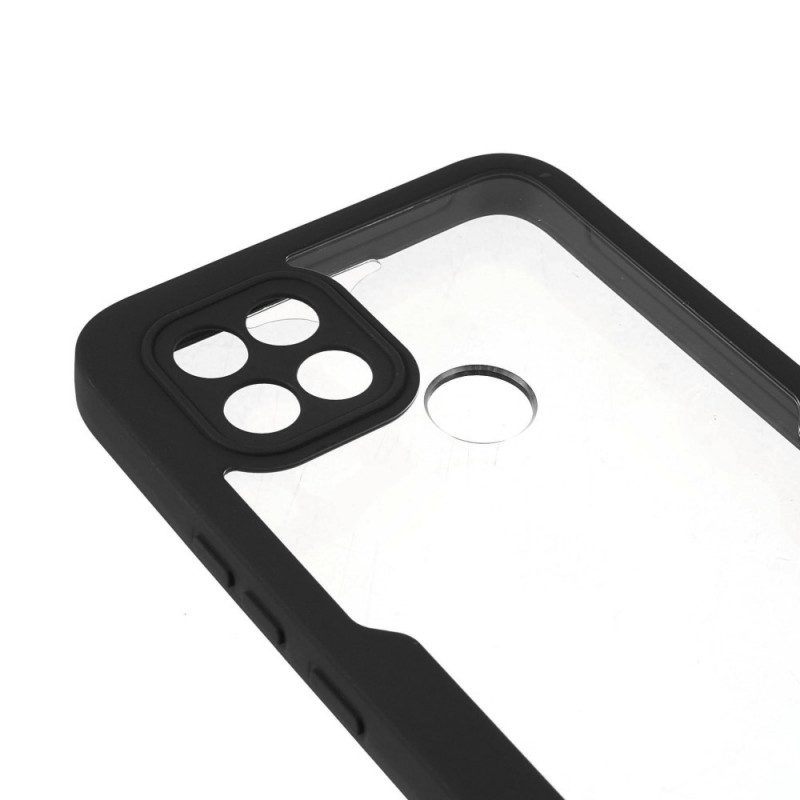 Telefoonhoesje voor Oppo A15 Schuine Rand Hybride