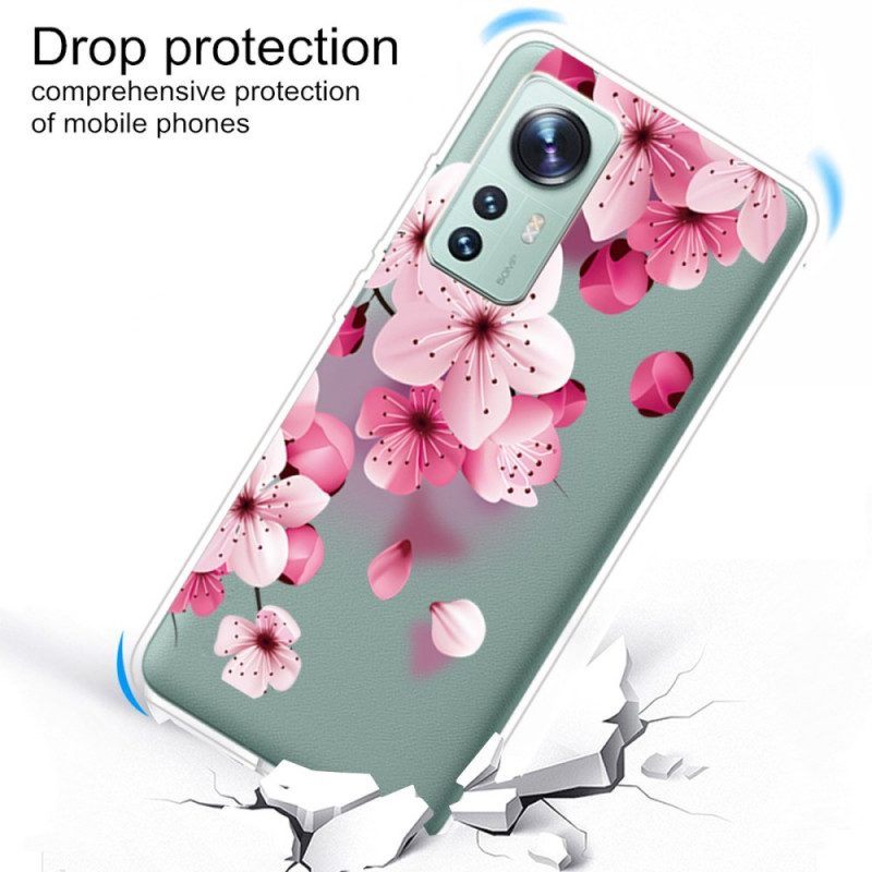 Telefoonhoesje voor Xiaomi 12 / 12X Kleine Roze Bloemen
